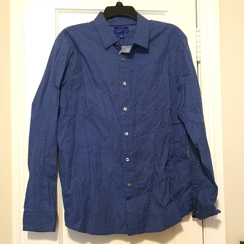Apt. 9 Premier Flex Slim Fit Button Down Shirt